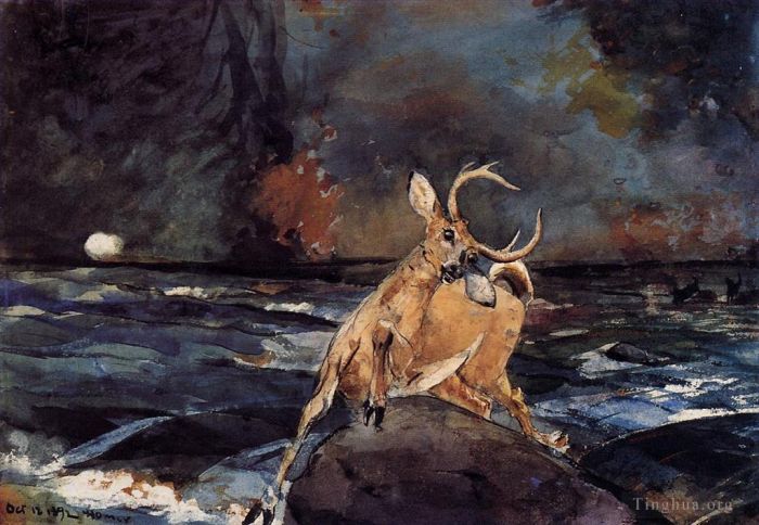 Winslow Homer Types de peintures - Un bon coup Adirondacks