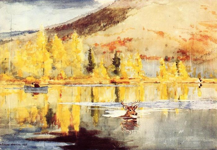 Winslow Homer Types de peintures - Une journée d'octobre