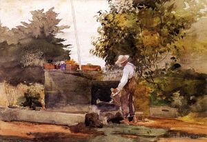 Winslow Homer œuvres - Au puits