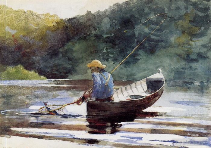 Winslow Homer Types de peintures - Garçon de pêche
