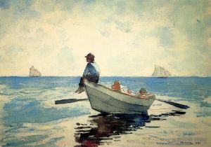 Winslow Homer œuvres - Garçons dans un Dory2