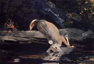 Winslow Homer œuvres - Cerf tombé