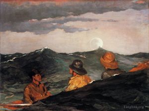 Winslow Homer œuvres - Embrasser la Lune