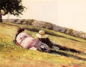 Winslow Homer œuvres - Sur la colline