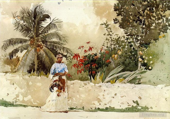 Winslow Homer Types de peintures - En route vers les Bahamas