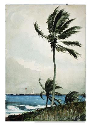 Winslow Homer Types de peintures - Palmier