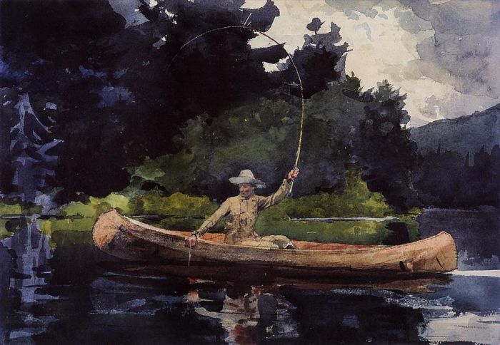 Winslow Homer Types de peintures - Le jouer alias The North Woods