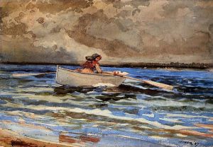 Winslow Homer œuvres - Aviron à Prouts Neck