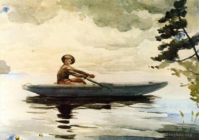 Winslow Homer Types de peintures - Le batelier