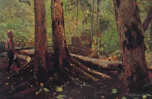 Winslow Homer œuvres - Bûcheron dans les Adirondacks