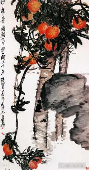 Wu Changshuo œuvres - Pêche