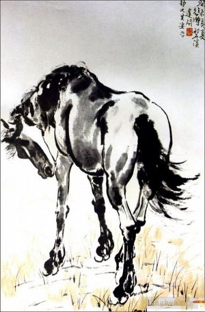 Xu Beihong œuvres - Un cheval