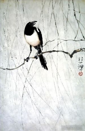 Xu Beihong œuvres - Oiseau