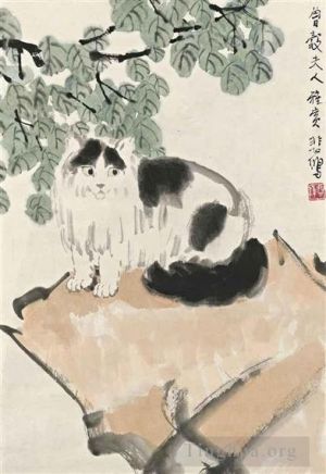 Xu Beihong œuvres - Chat