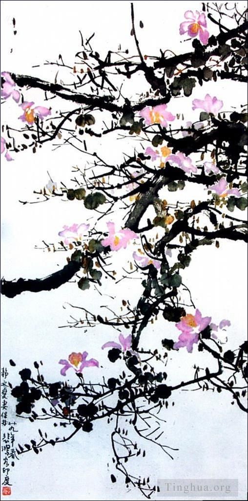 Xu Beihong Art Chinois - Branches florales
