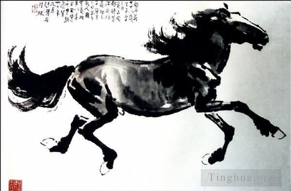 Xu Beihong Art Chinois - Cheval 2