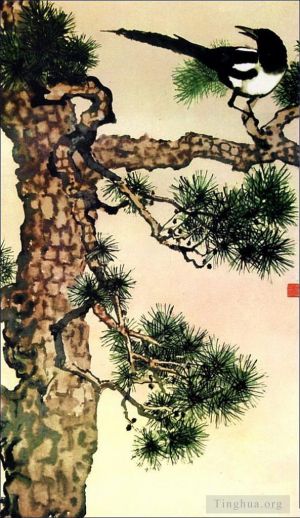 Xu Beihong œuvres - Tarte sur branche 2